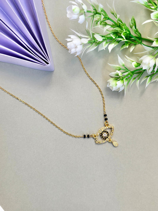 EvilEye 2 bead modern mangalsutra