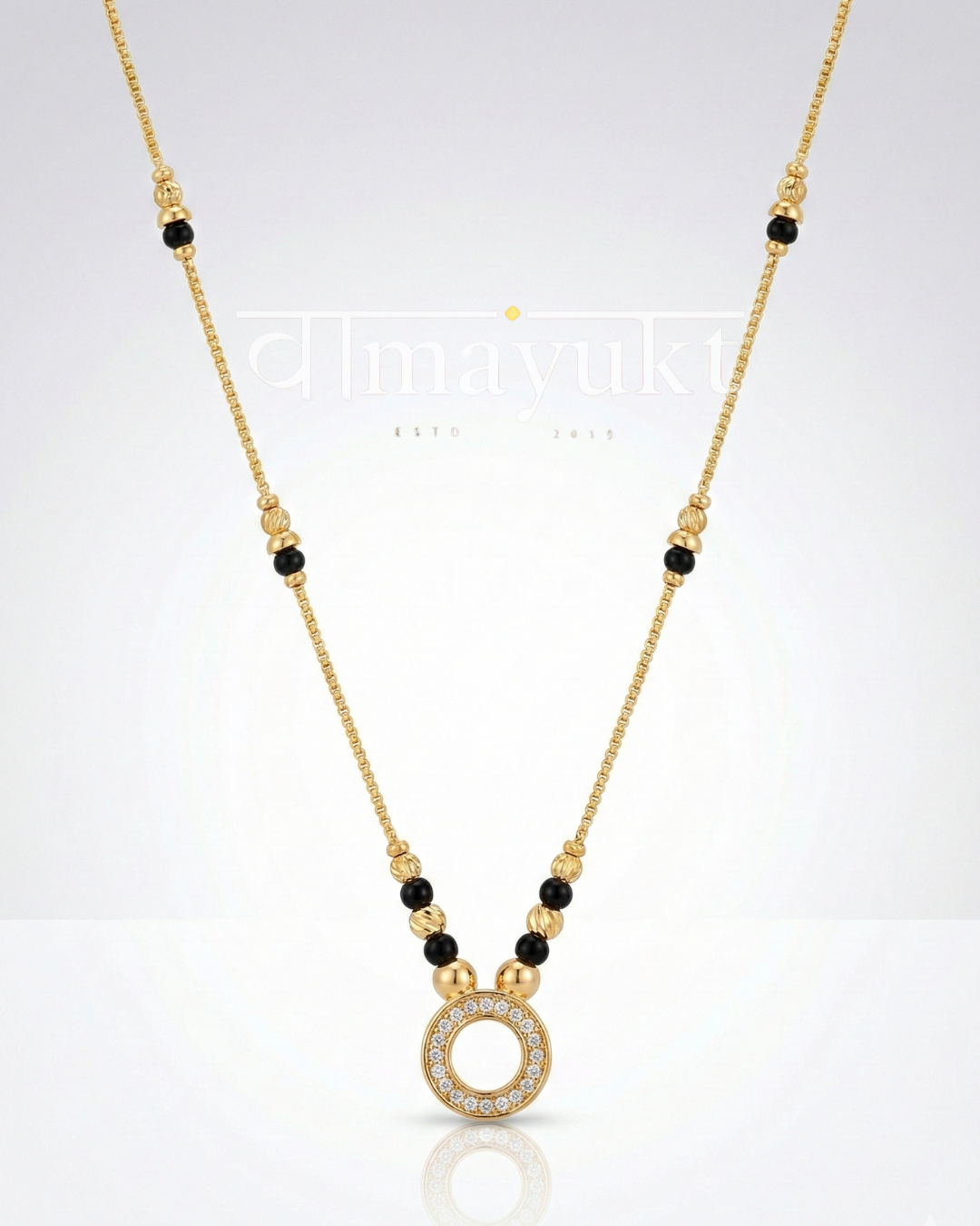Flora modern mangalsutra