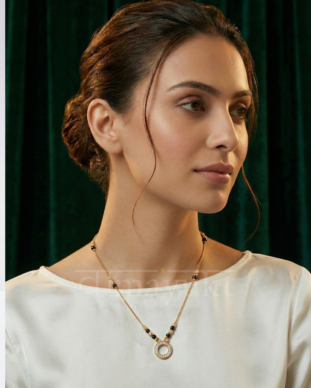 Flora modern mangalsutra