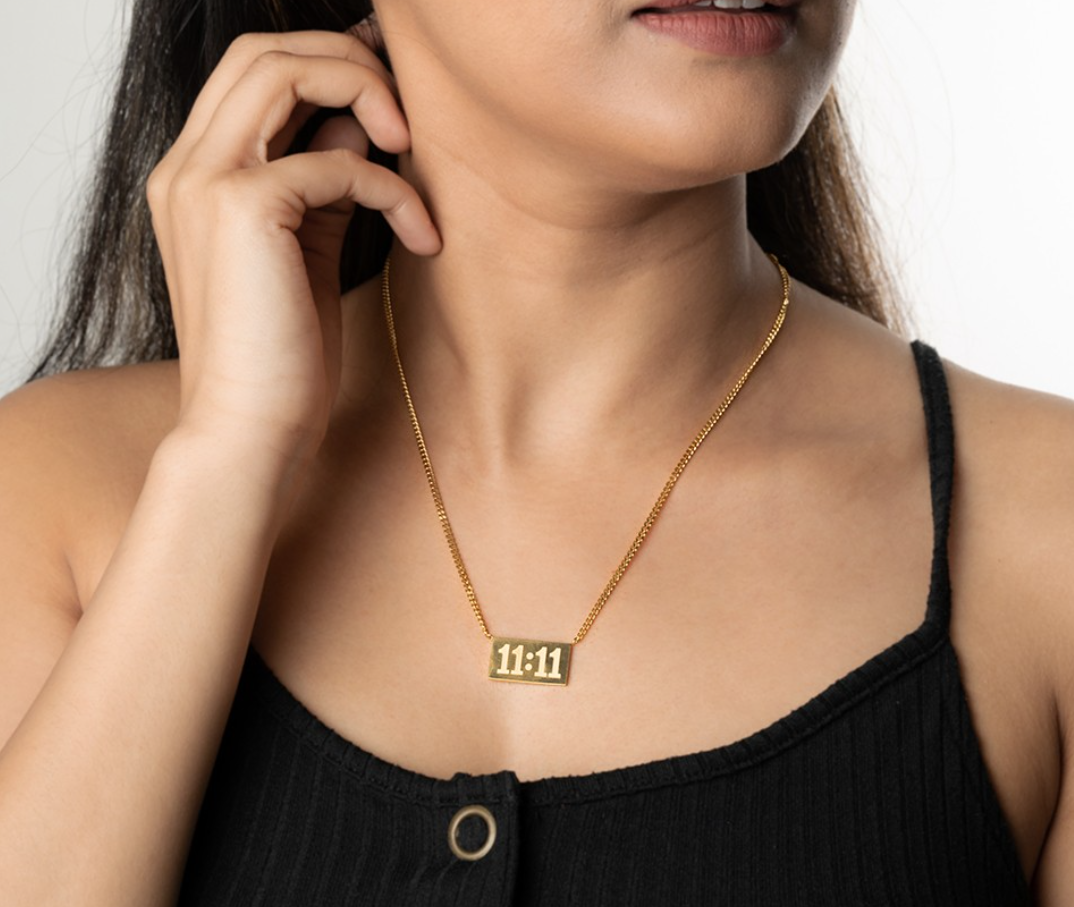 GOOD LUCK 11:11 NECKLACE