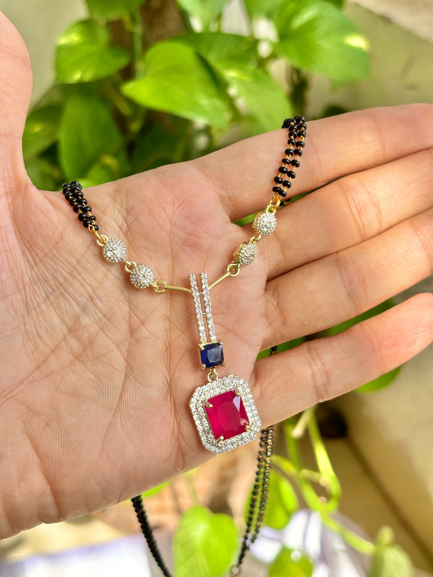 Gia 2 strand mangalsutra