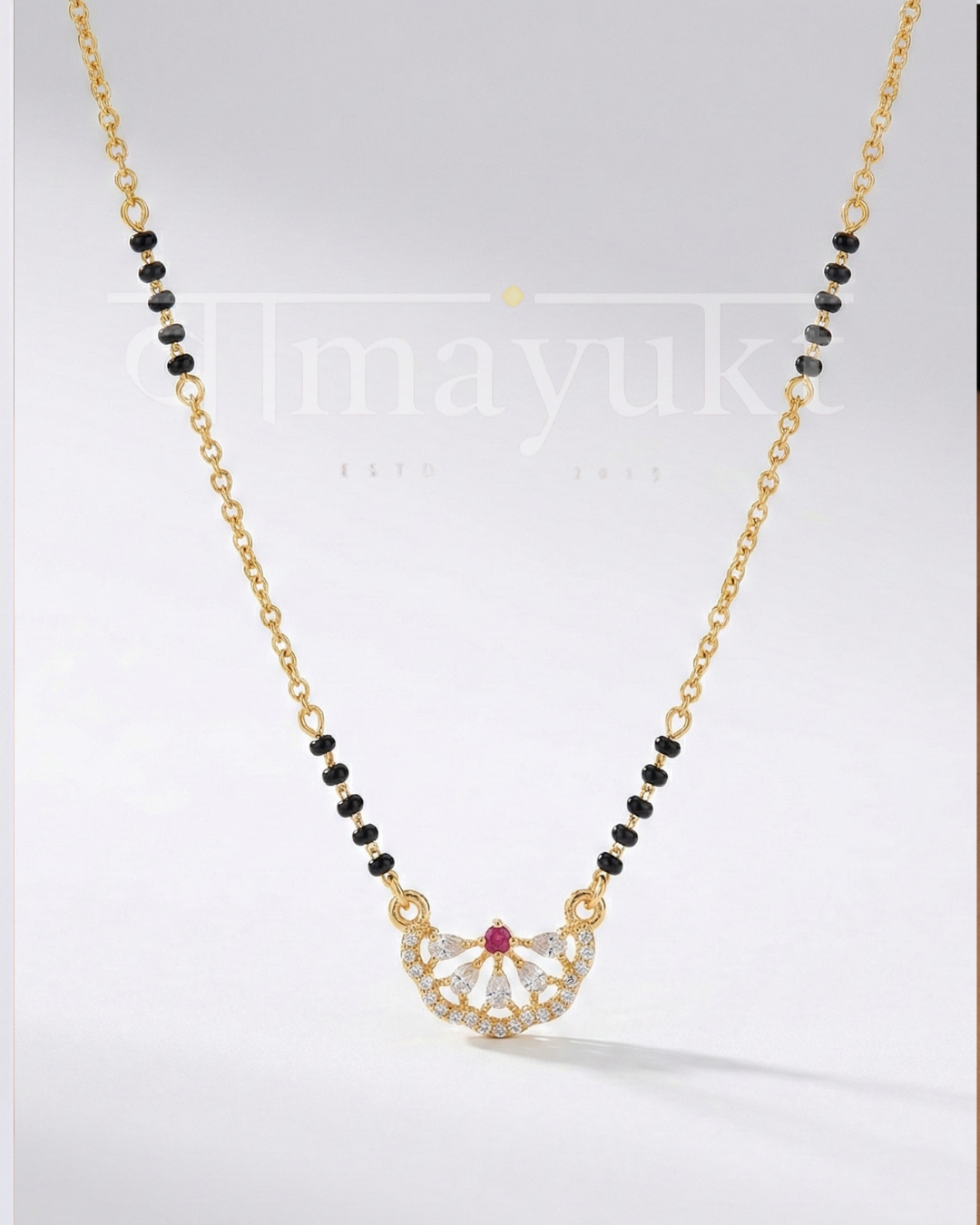 Hana flower modern mangalsutra