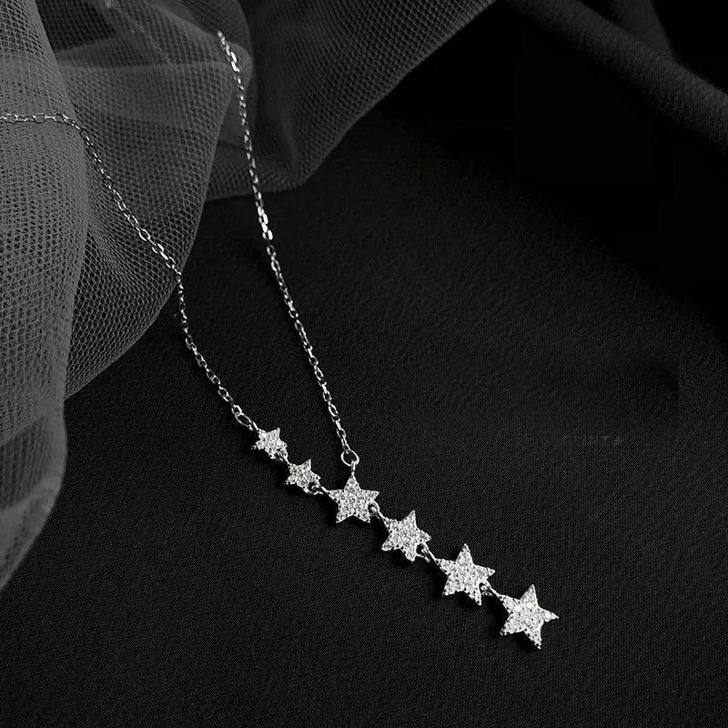 Hanging Star Pattern Chain Pendant