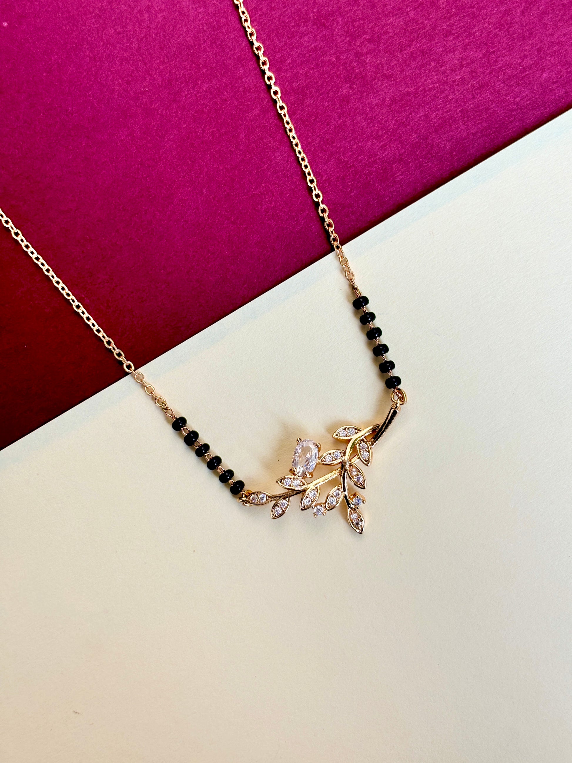 Hazelleaf modern mangalsutra