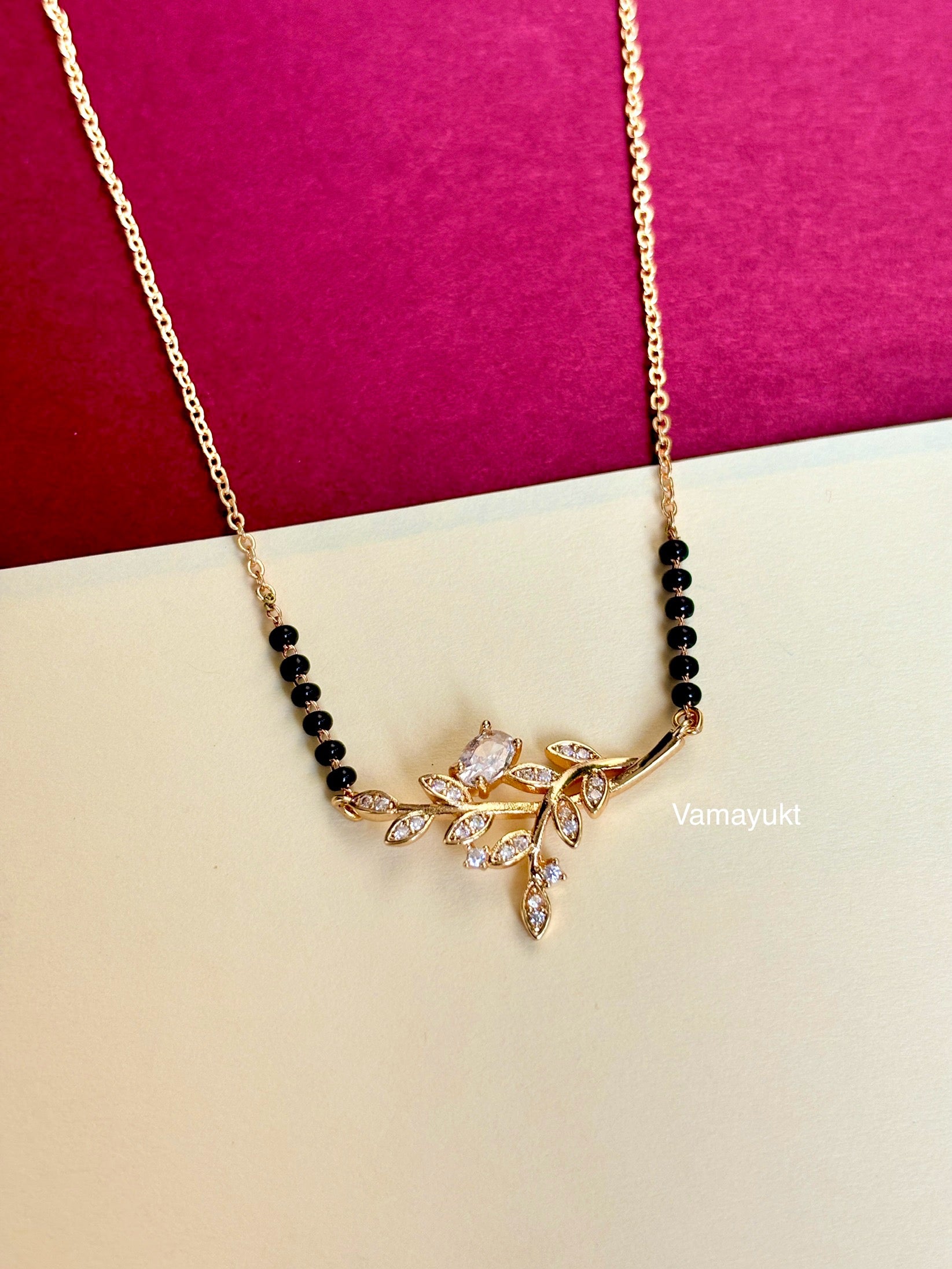 Hazelleaf modern mangalsutra