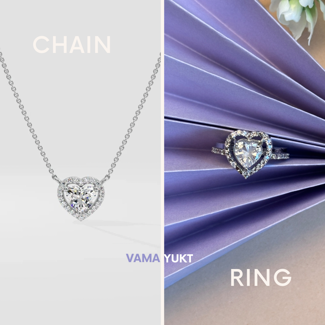 Combo Set of Heart CZ  gift