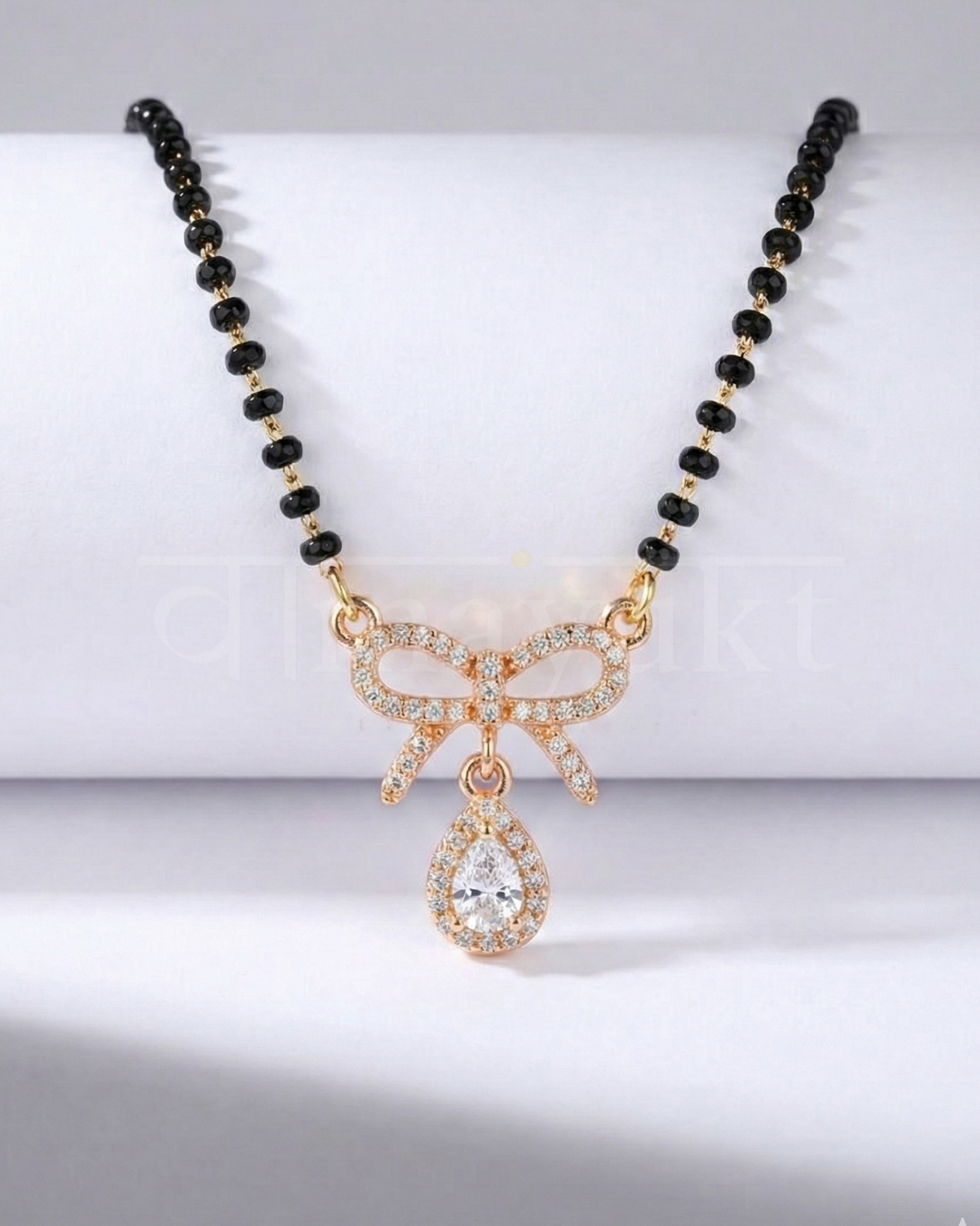 Infinity Bow Diamond Mangalsutra