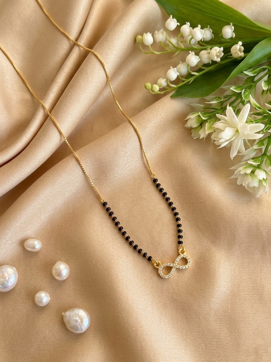 Infinity thick chain modern mangalsutra