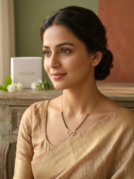 Infinity thick chain modern mangalsutra