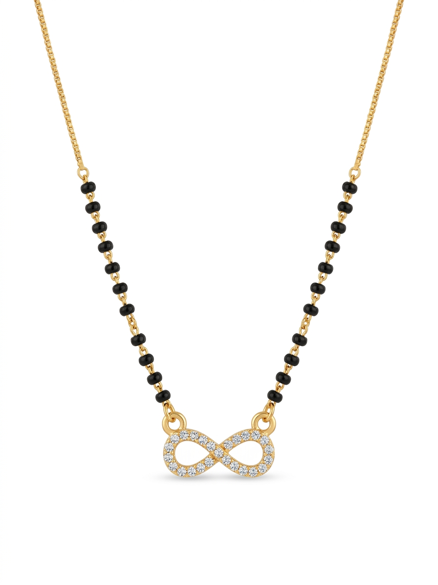 Infinity thick chain modern mangalsutra