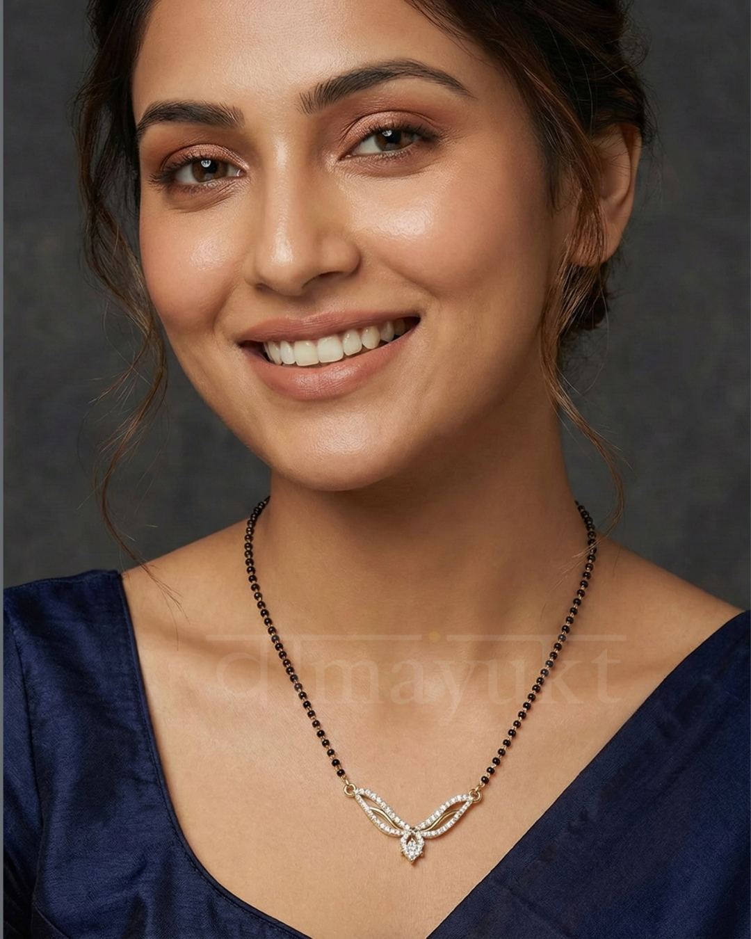Wings A.D Studded Mangalsutra 18 Inch