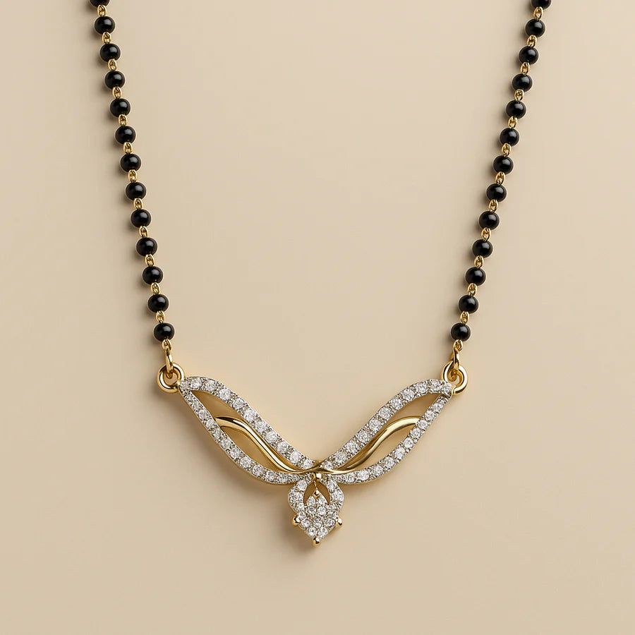 Wings A.D Studded Mangalsutra 18 Inch