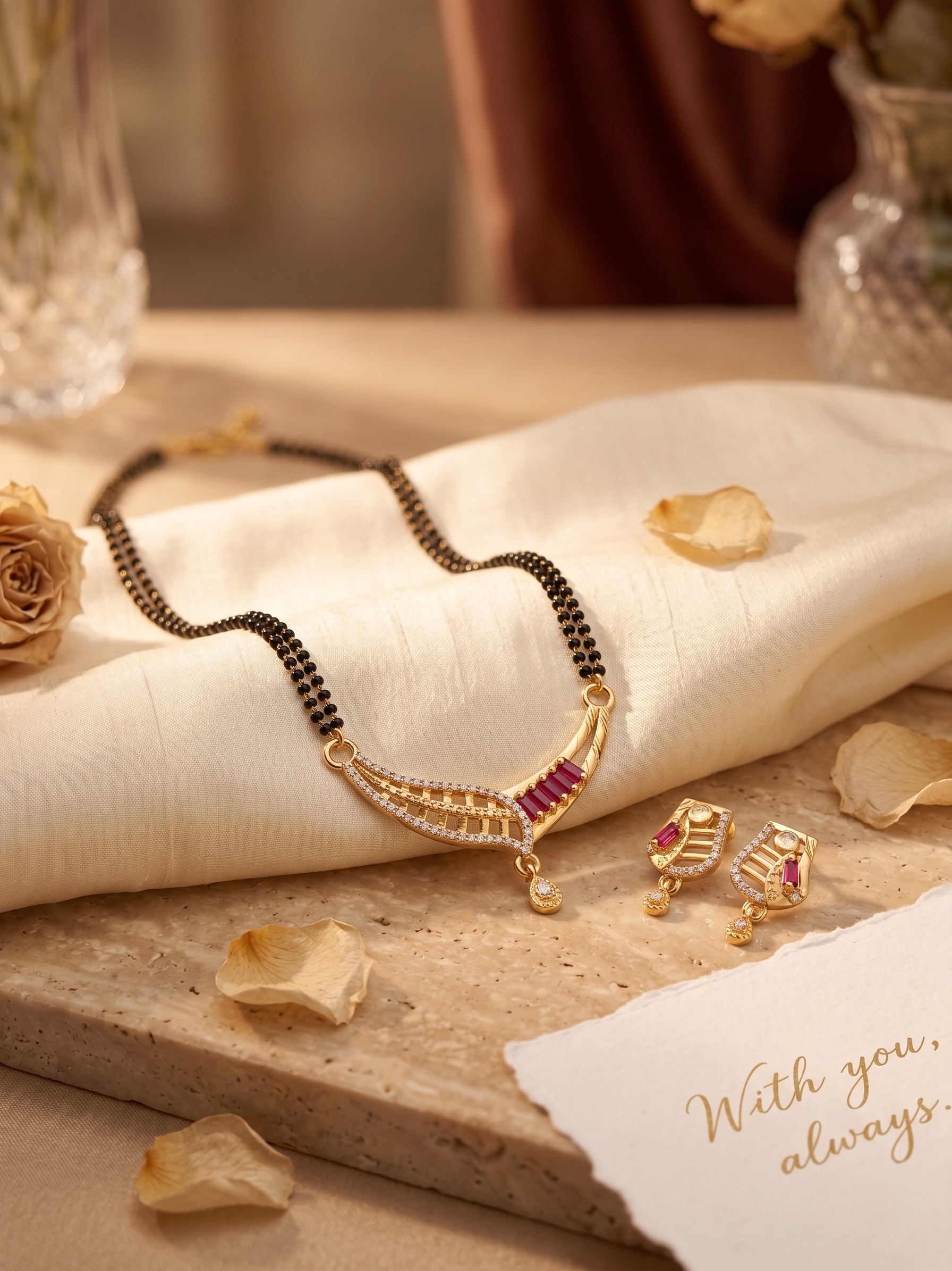 Kaveri micro gold mangalsutra 24 inch