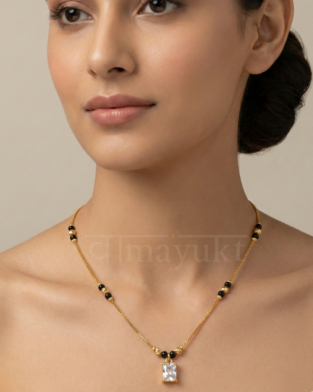 Kia emerald modern mangalsutra