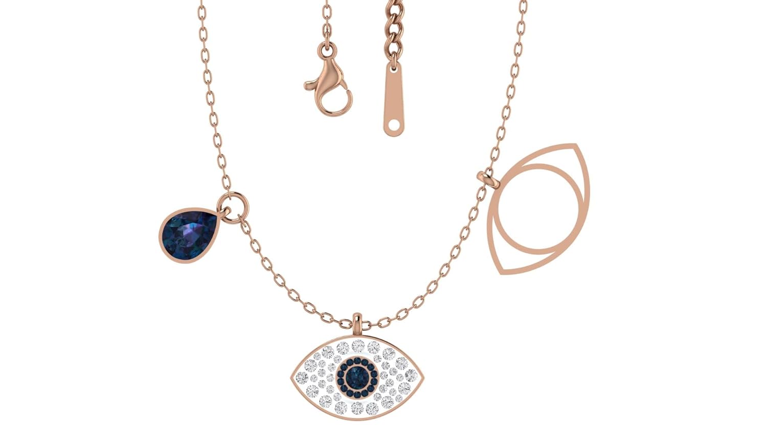 Monalisa evileye Necklace waterproof
