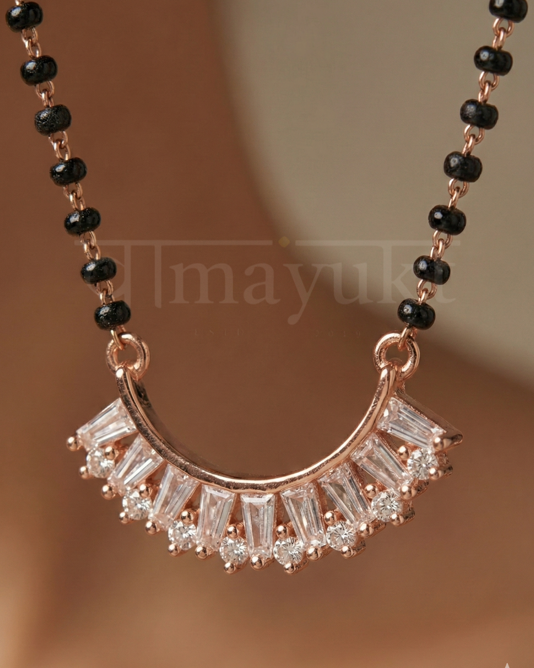 Myra gold plated mangalsutra