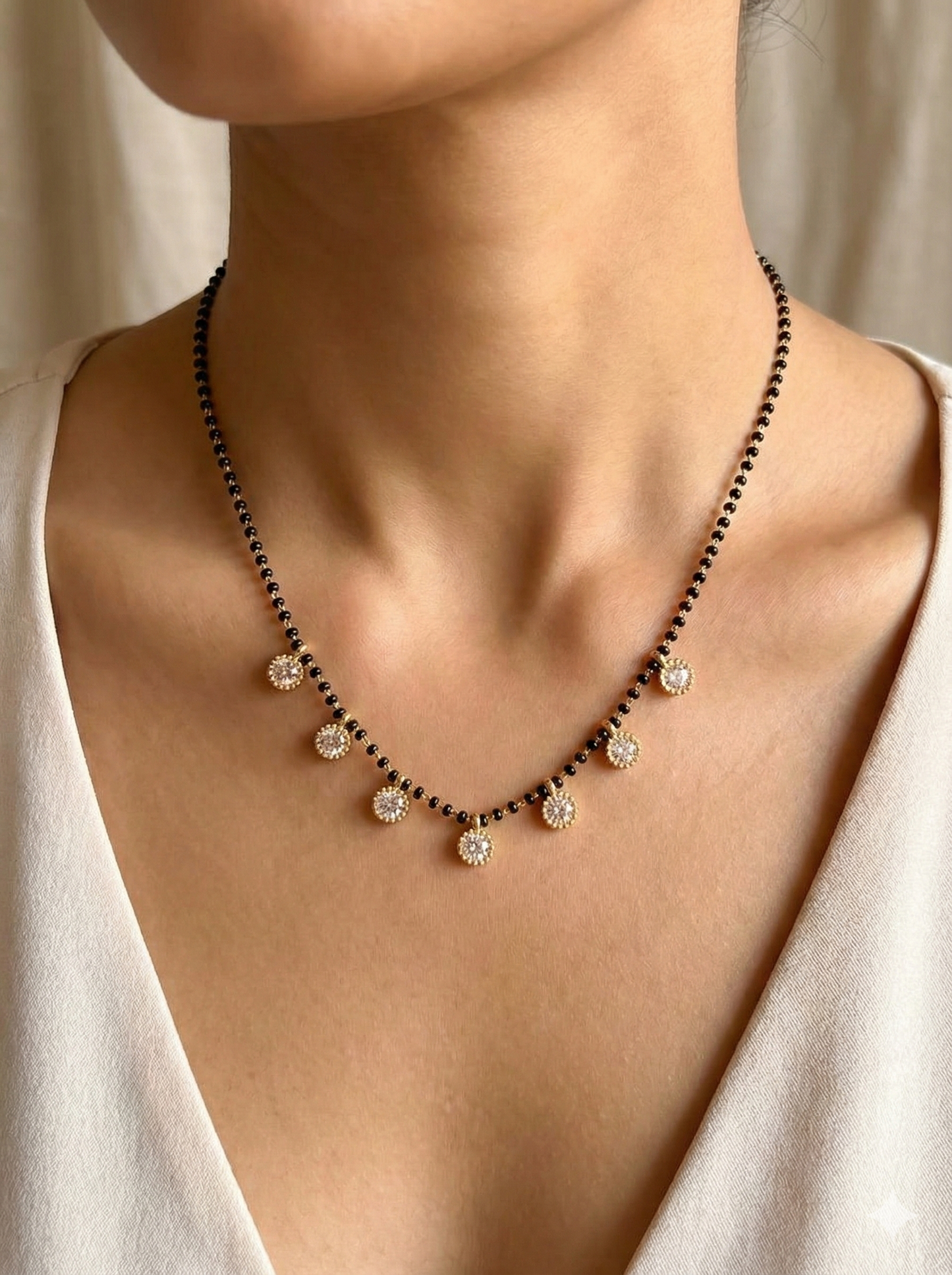 Nova 7stone mangalsutra