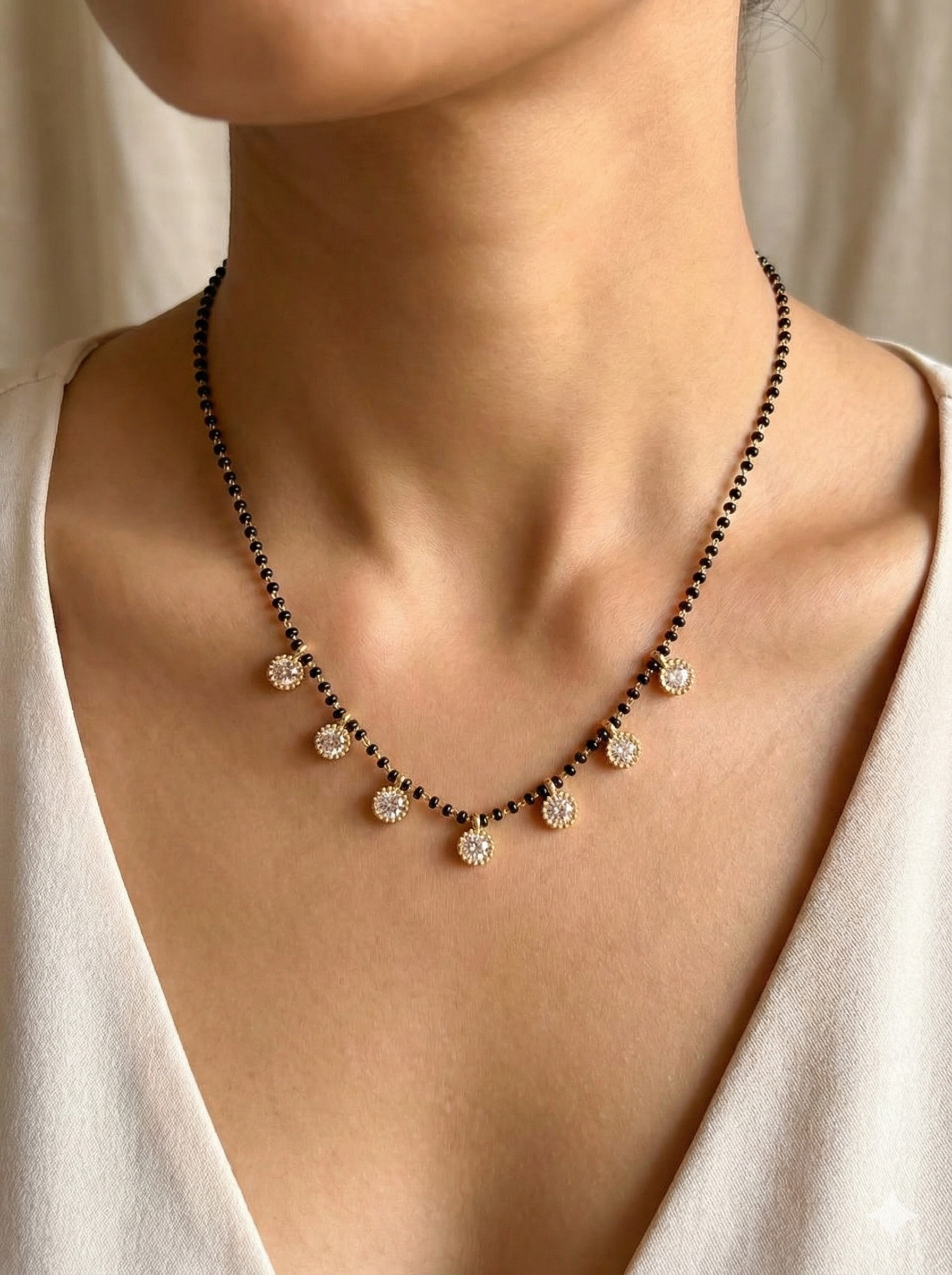 Nova 7stone mangalsutra