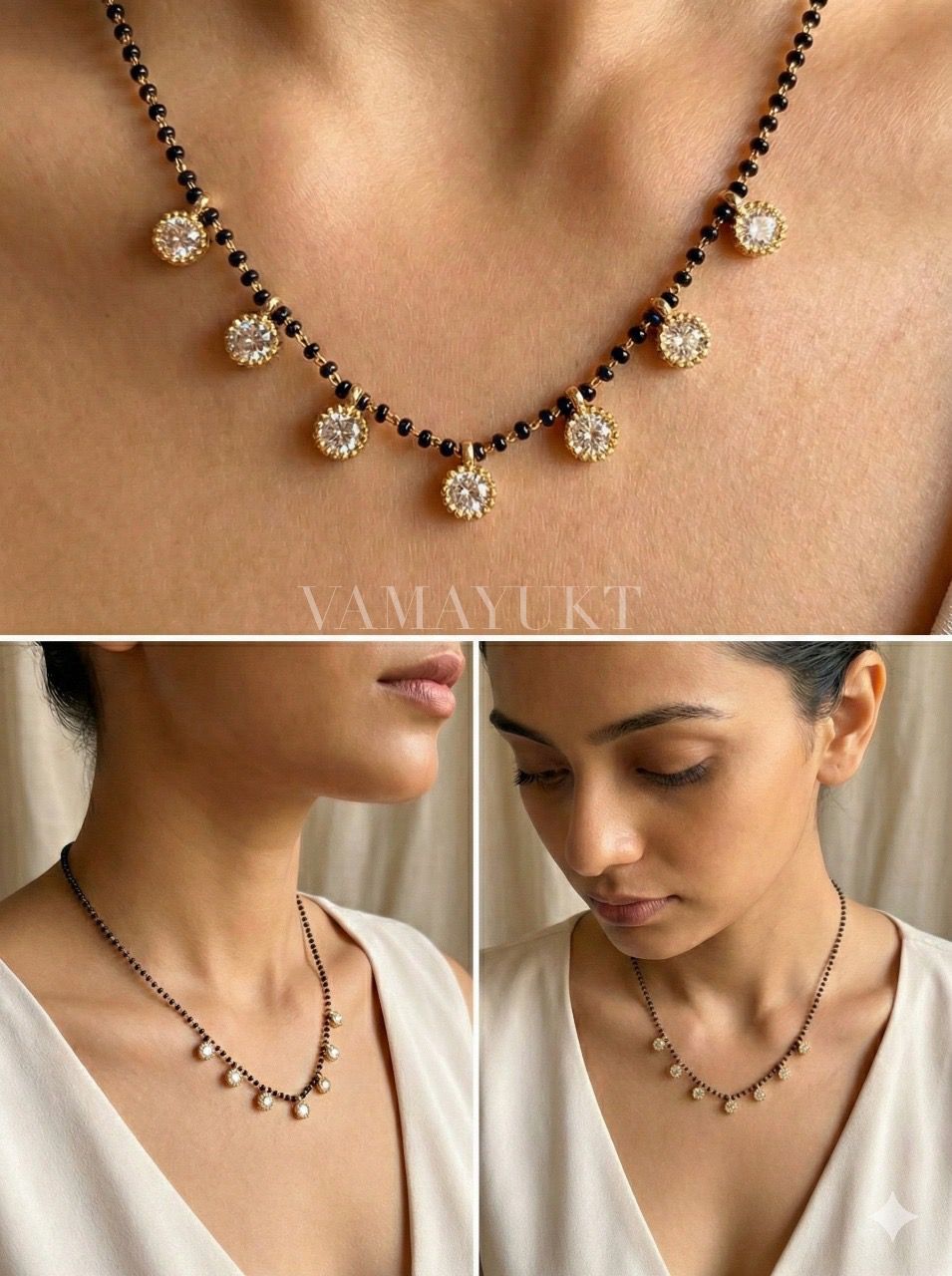 Nova 7stone mangalsutra
