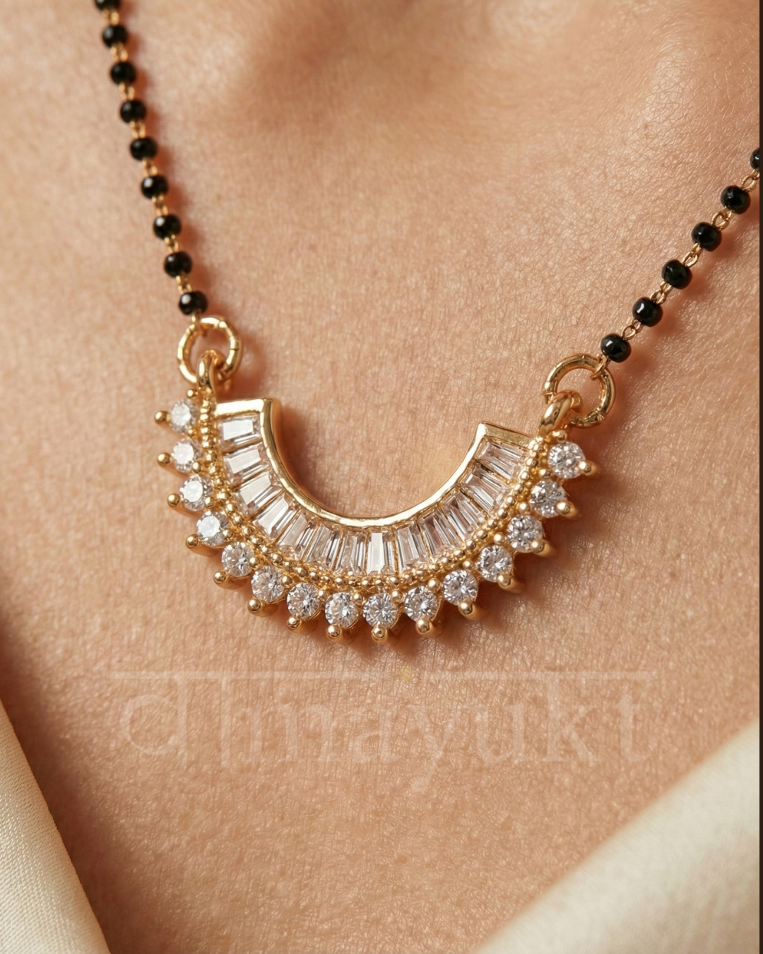 Nyra Gold plated mangalsutra