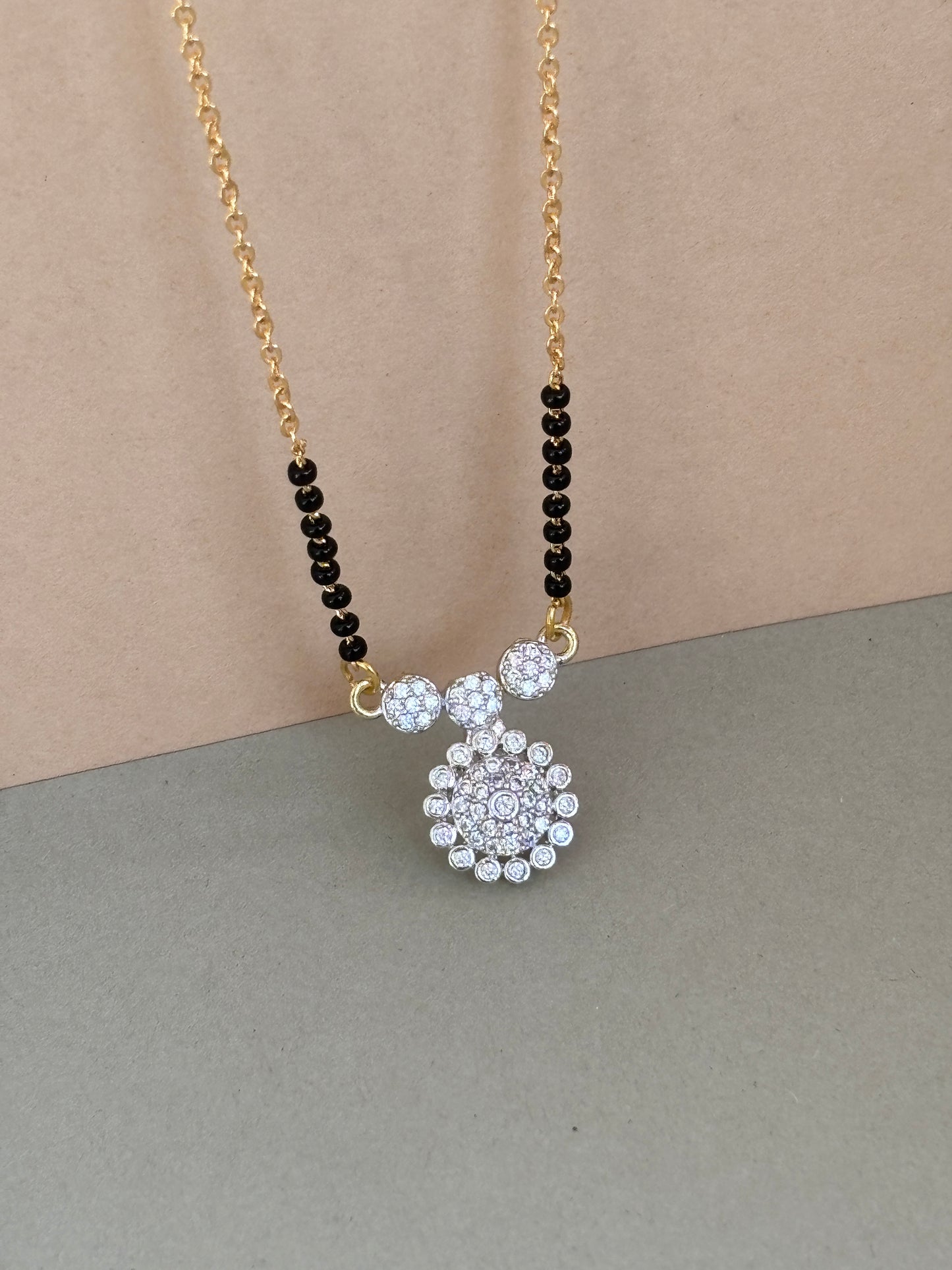 Premium Sun Pendant Modern Mangalsutra 100% Brass