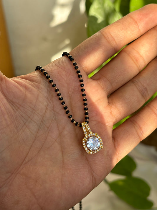 Pria solitaire gold elegant  mangalsutra