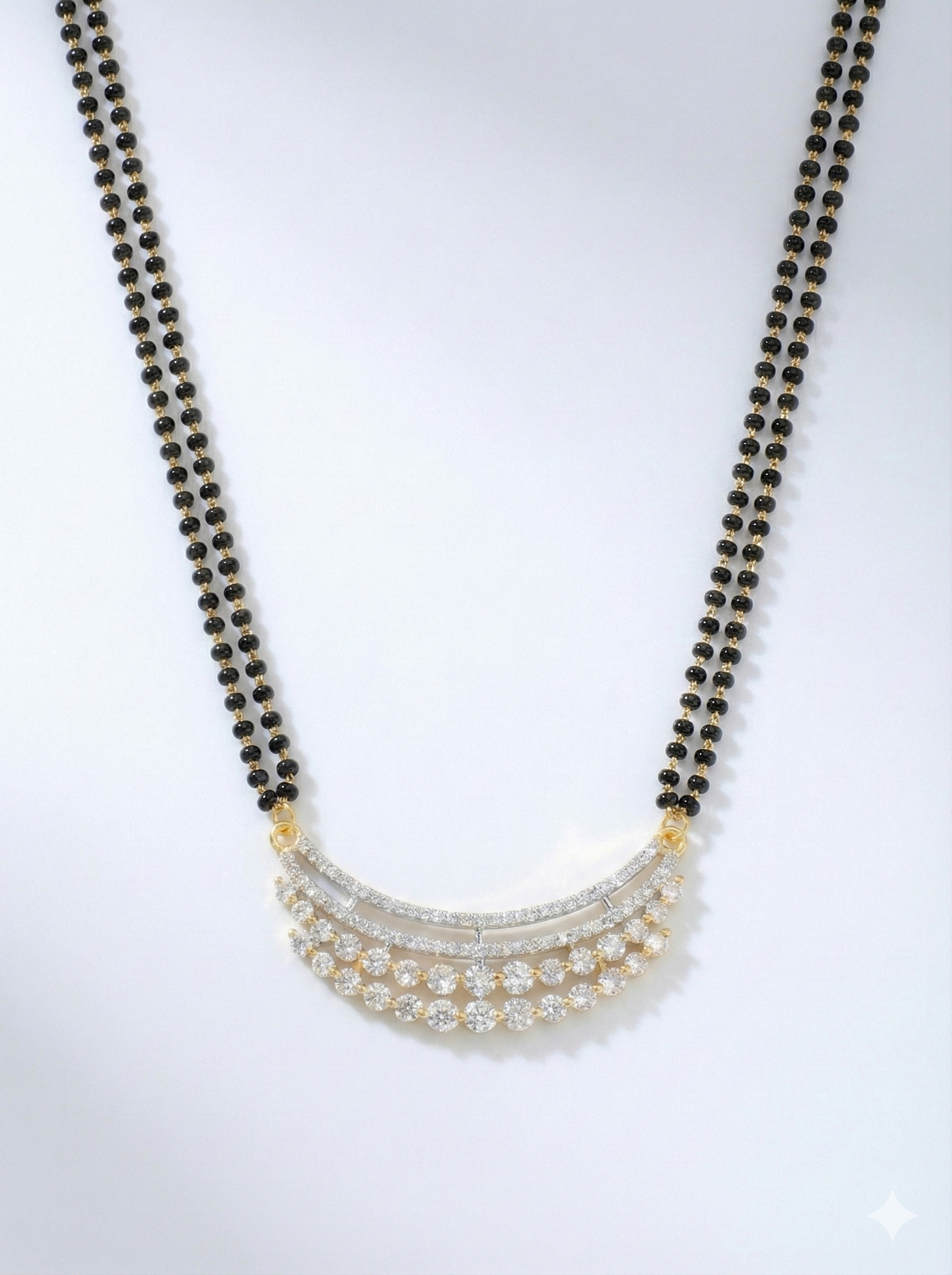 Radiant cz bar mangalsutra 24 inch