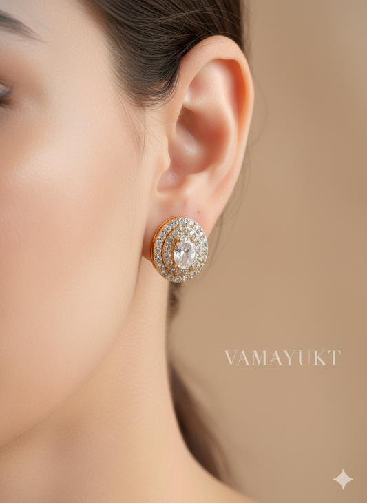 Regal Halo Elegance Studs