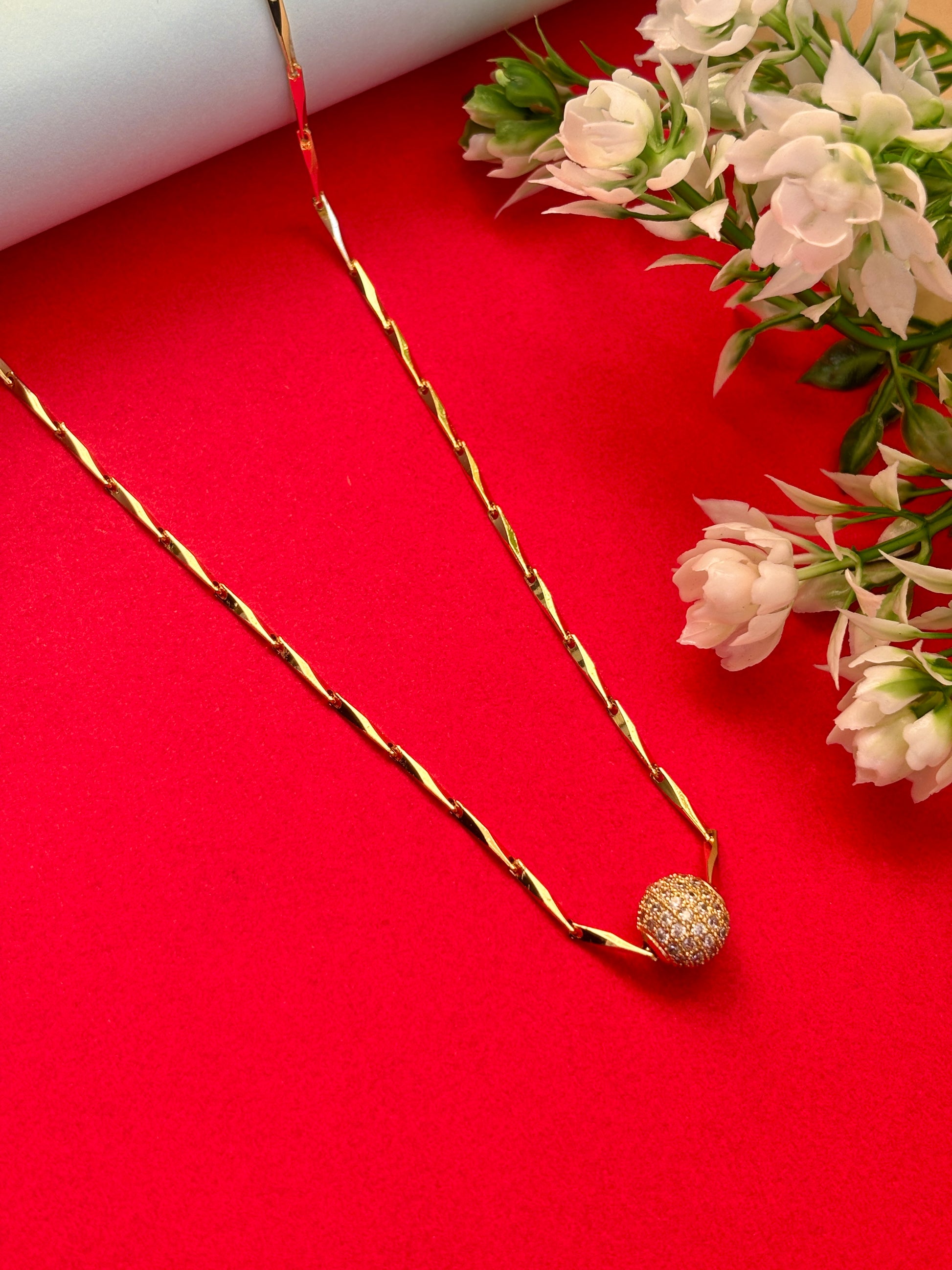 Ricechain A.D. Ball Necklace  Waterproof