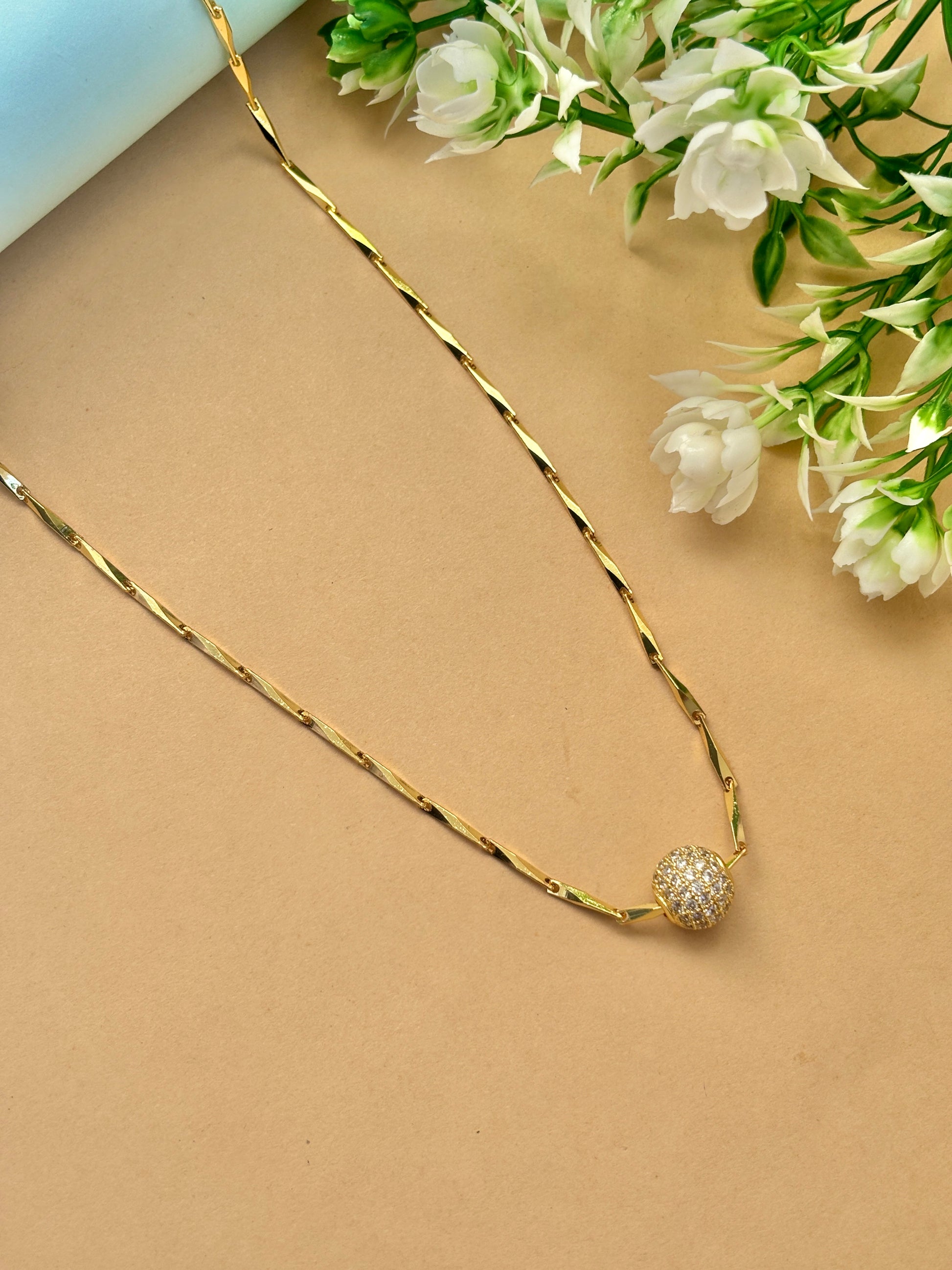 Ricechain A.D. Ball Necklace  Waterproof