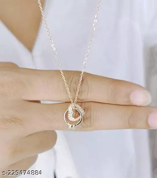 Ring In Heart Chain 18 Inch