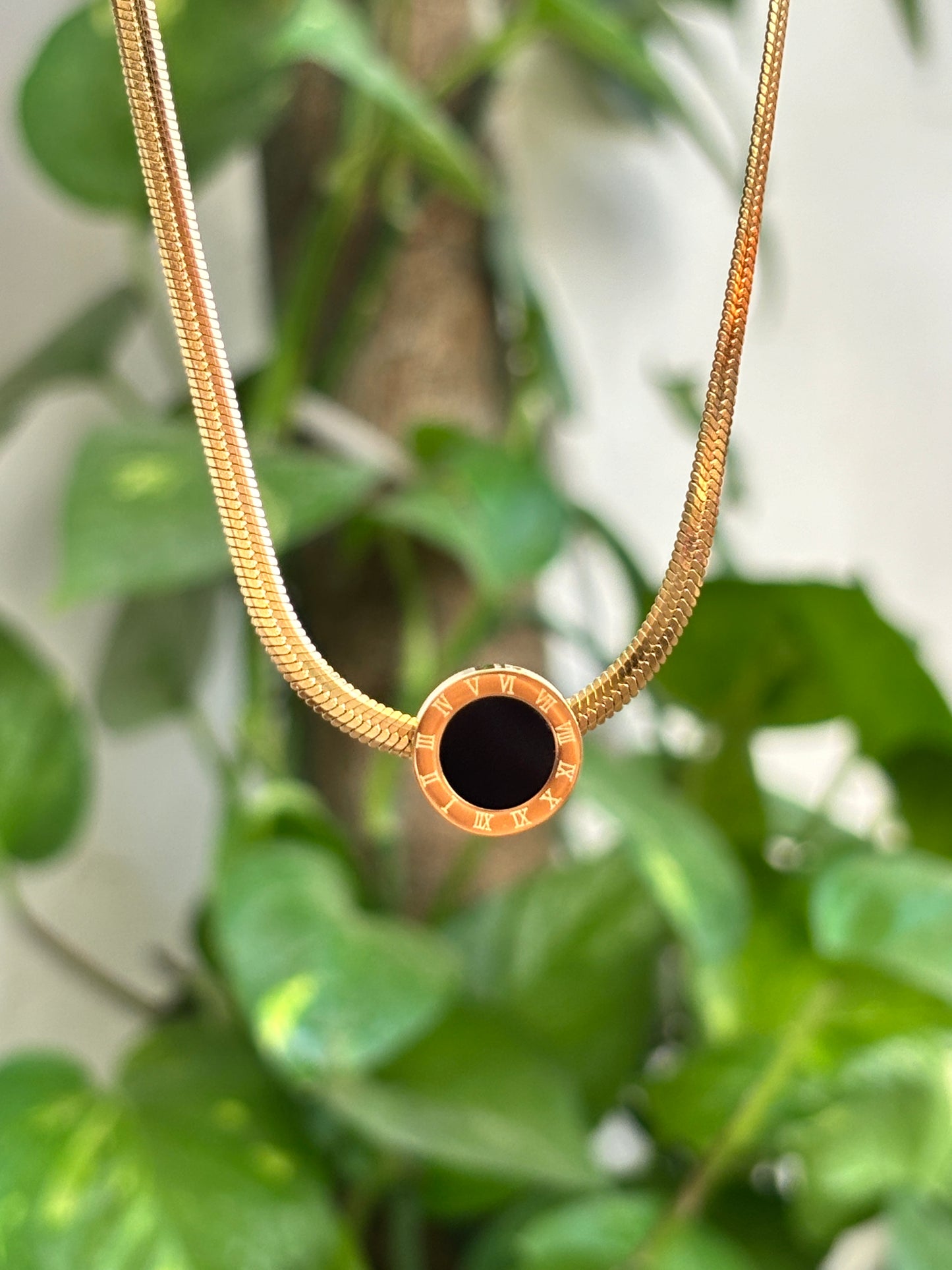 Roman Snake chain Necklace