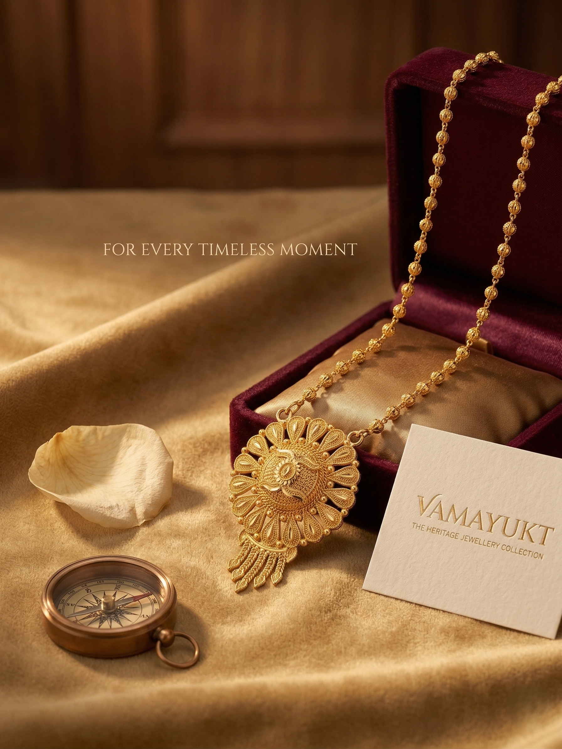 Royal gold necklace