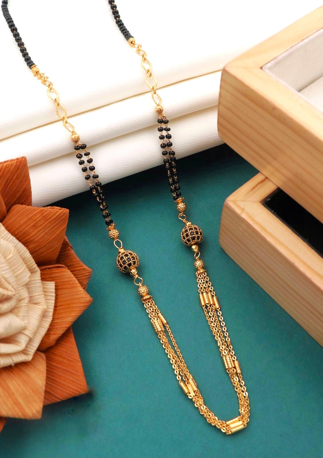 Sb5 Double A.D Ball Mangalsutra