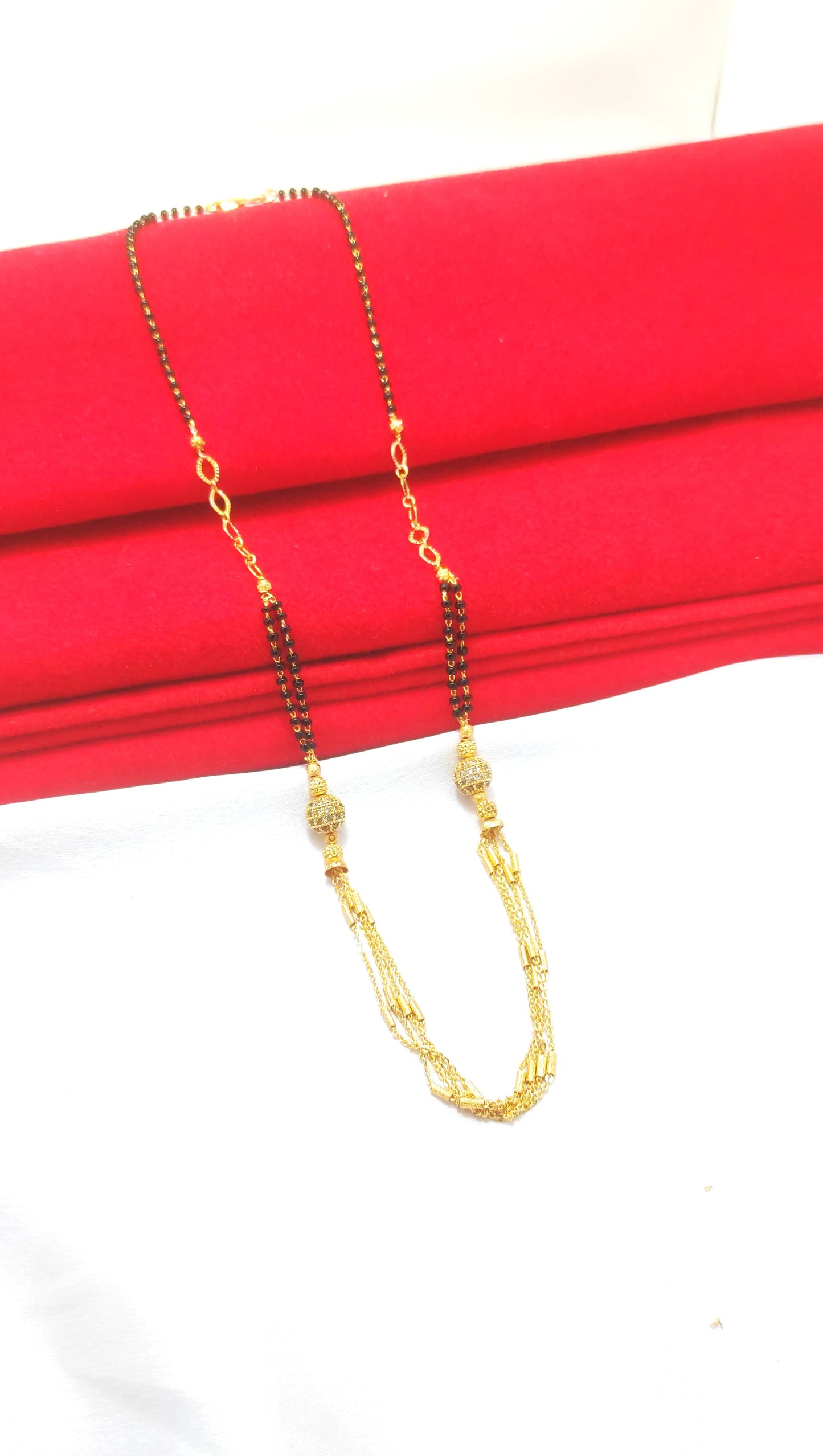 Sb5 Double A.D Ball Mangalsutra