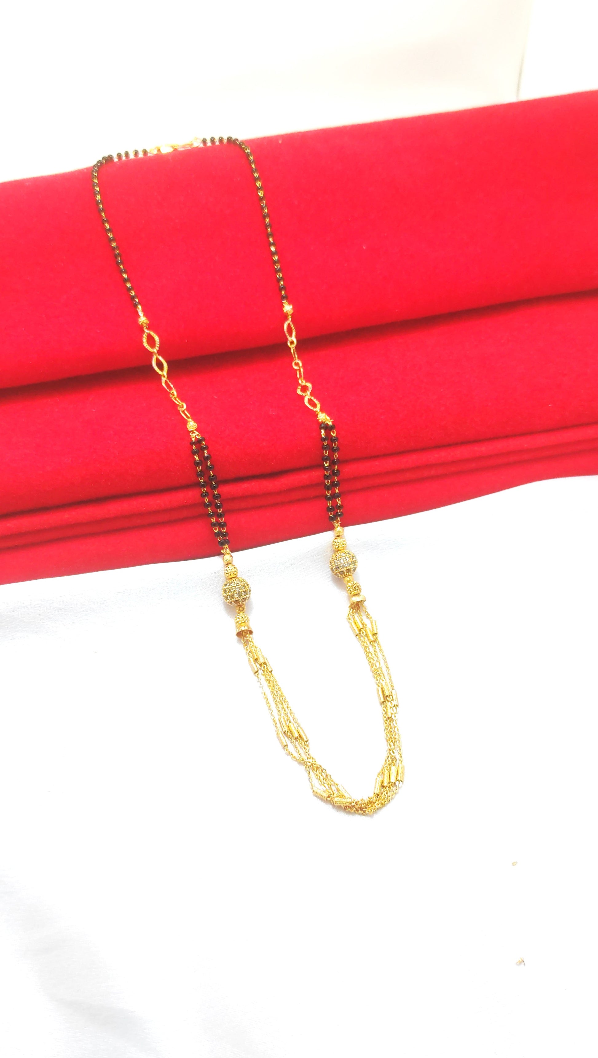 Sb5 Double A.D Ball Mangalsutra