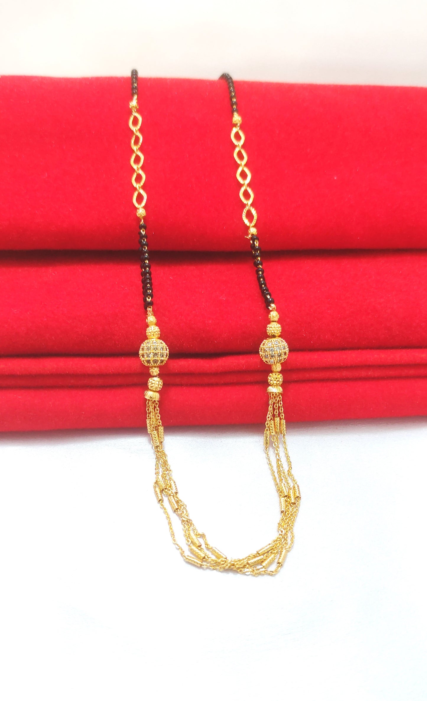 Sb5 Double A.D Ball Mangalsutra