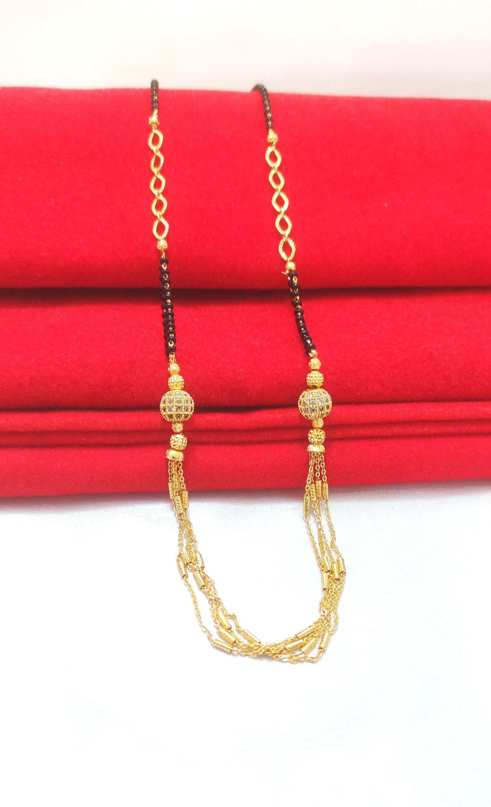 Sb5 Double A.D Ball Mangalsutra