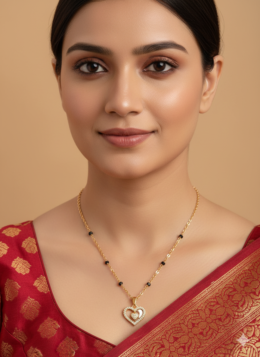 Sakshi heart 3bead mg