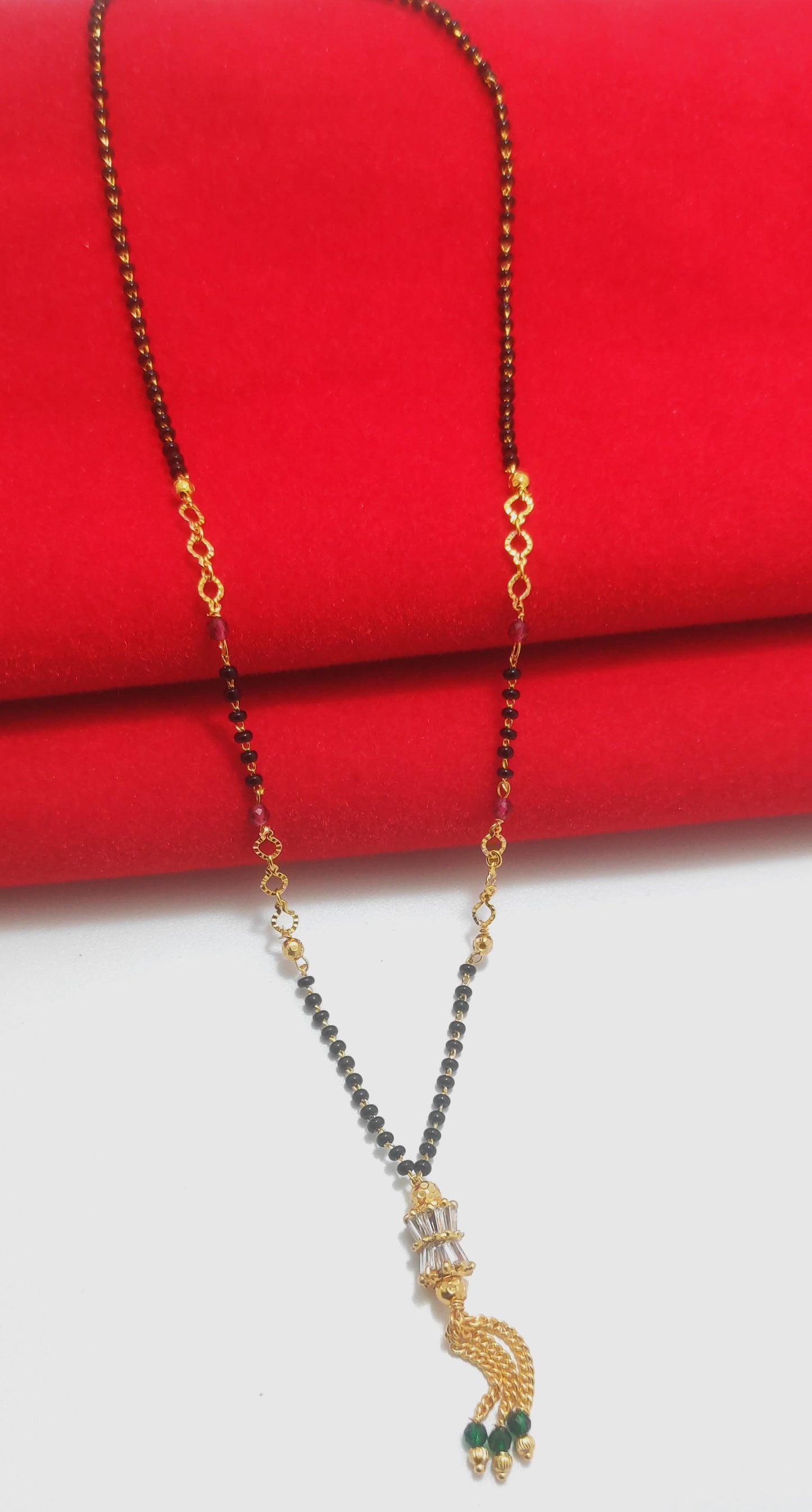 Shloka Verticle Drum Mangalsutra 18 Inch
