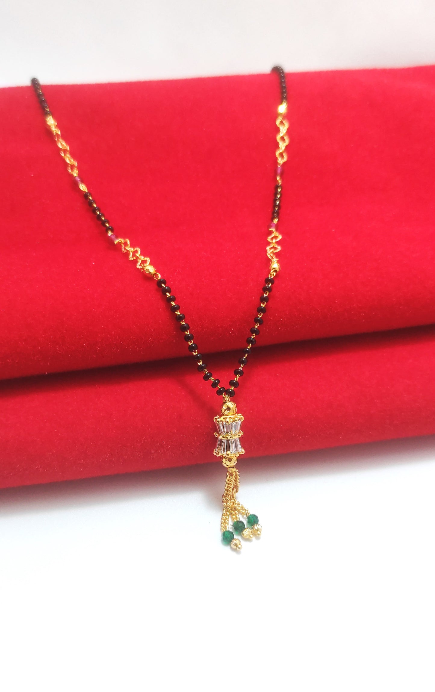 Shloka Verticle Drum Mangalsutra 18 Inch
