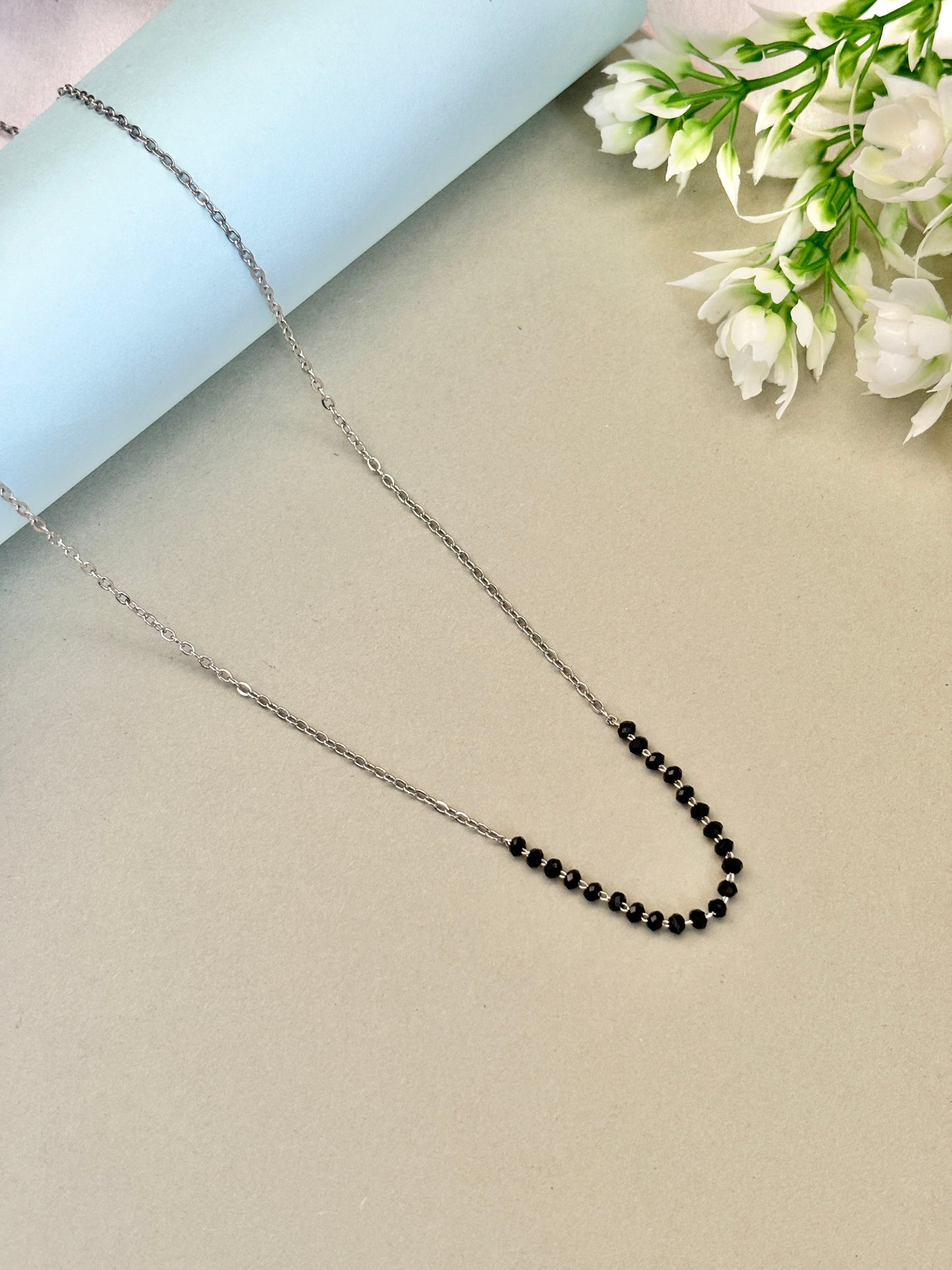 Silver nuptial chain  18inch