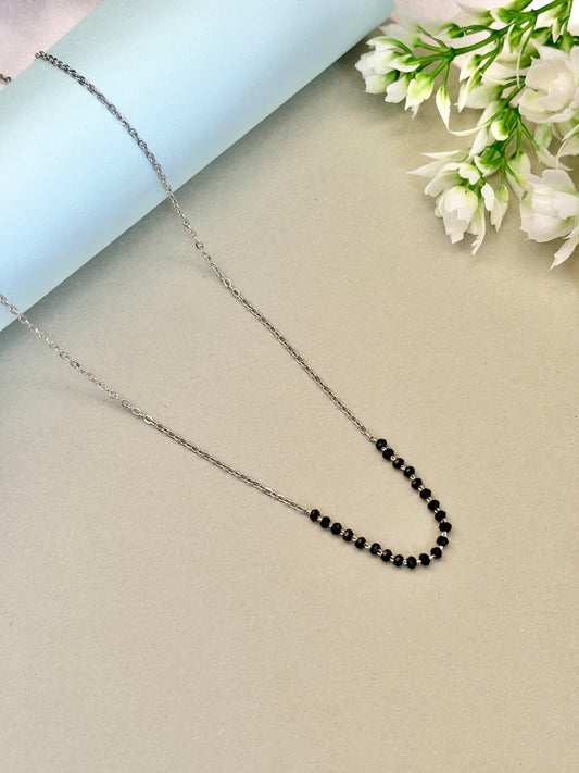 Silver nuptial chain  18inch