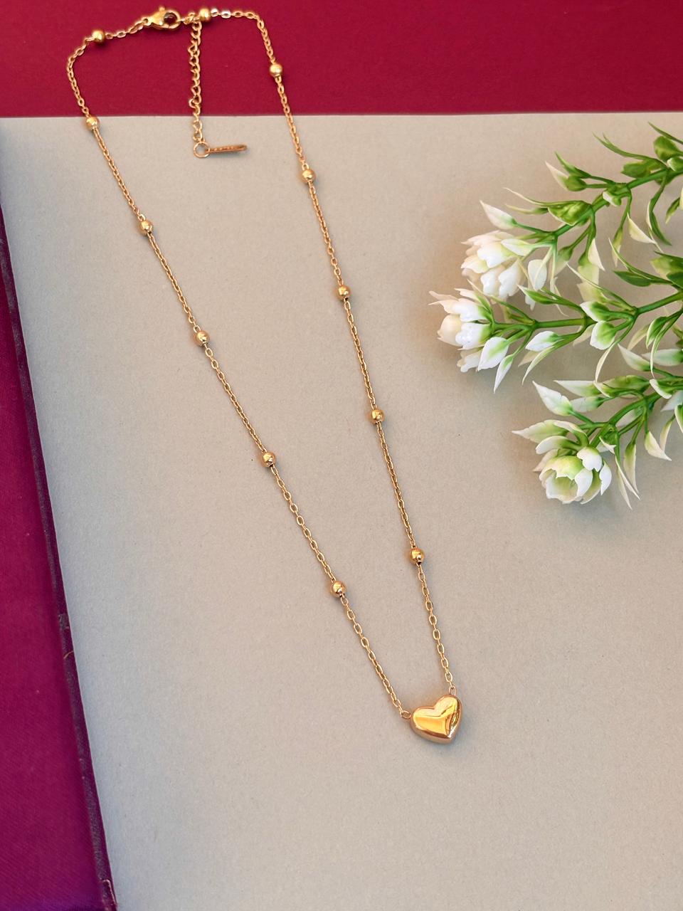 Stainless steel Heart necklace