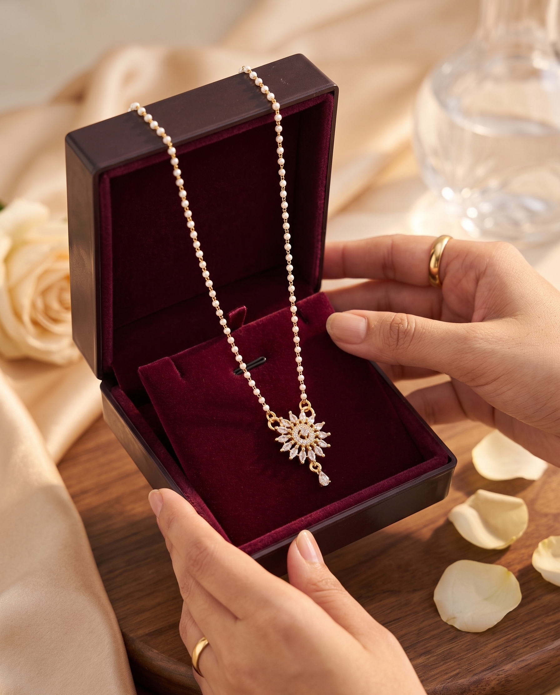 Tisha pearl necklace