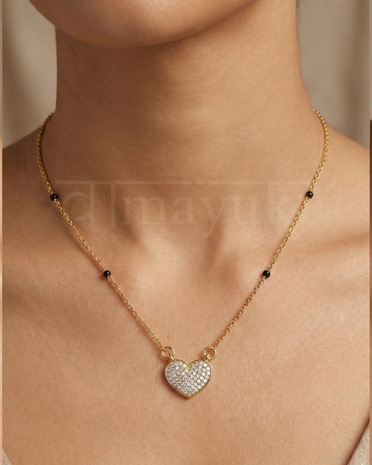 Dreamy heart modern mangalsutra