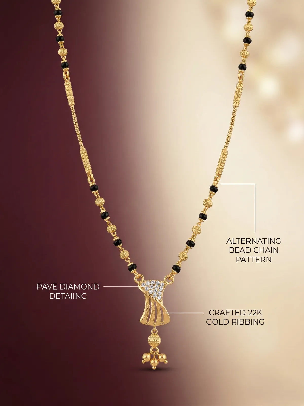 Premium 3-Piece Mangalsutra Combo – Vaidehi, Avni &amp; Elite
