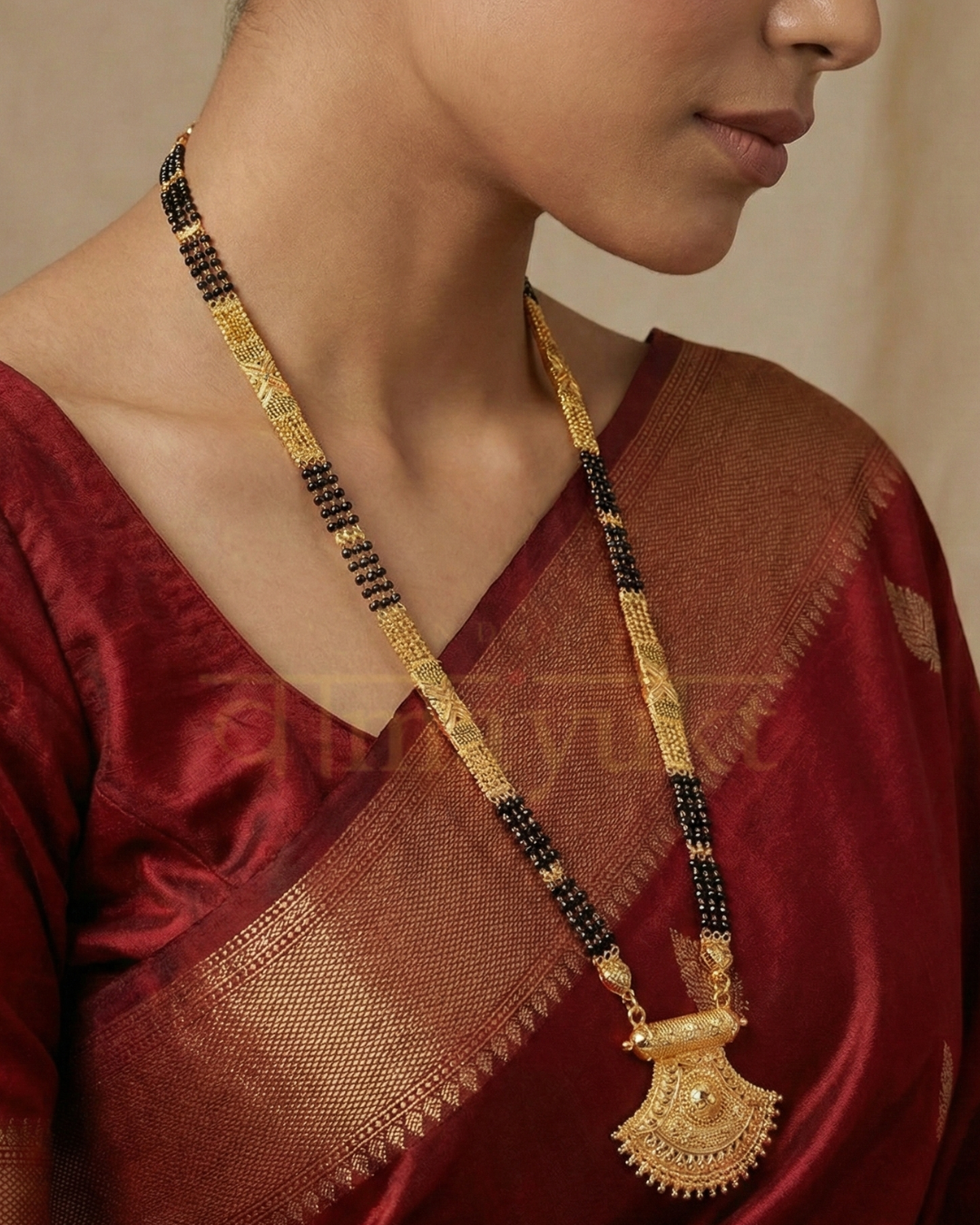 Vamayukt's 28 inch long mangalsutra