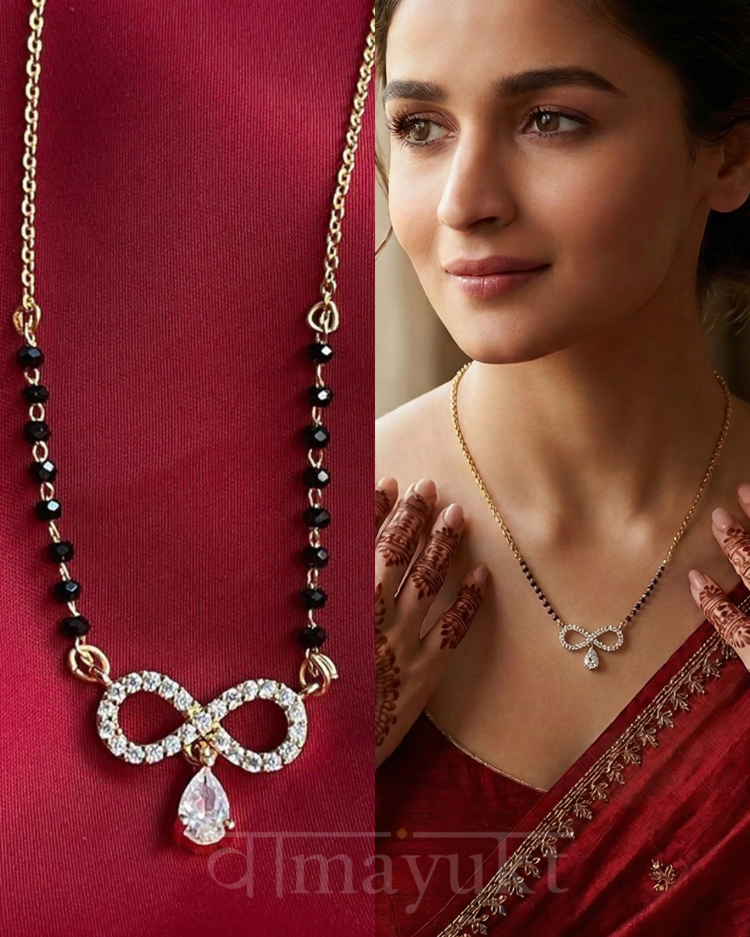 Alia Bhatt inspired modern Mangalsutra | Fine Design Jewelry & Accessories