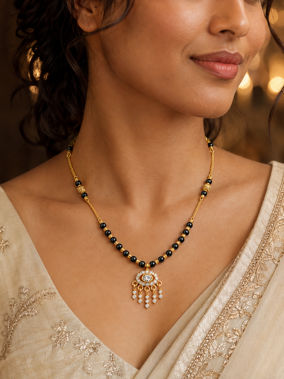 Zara 18k Modern Mangalsutra